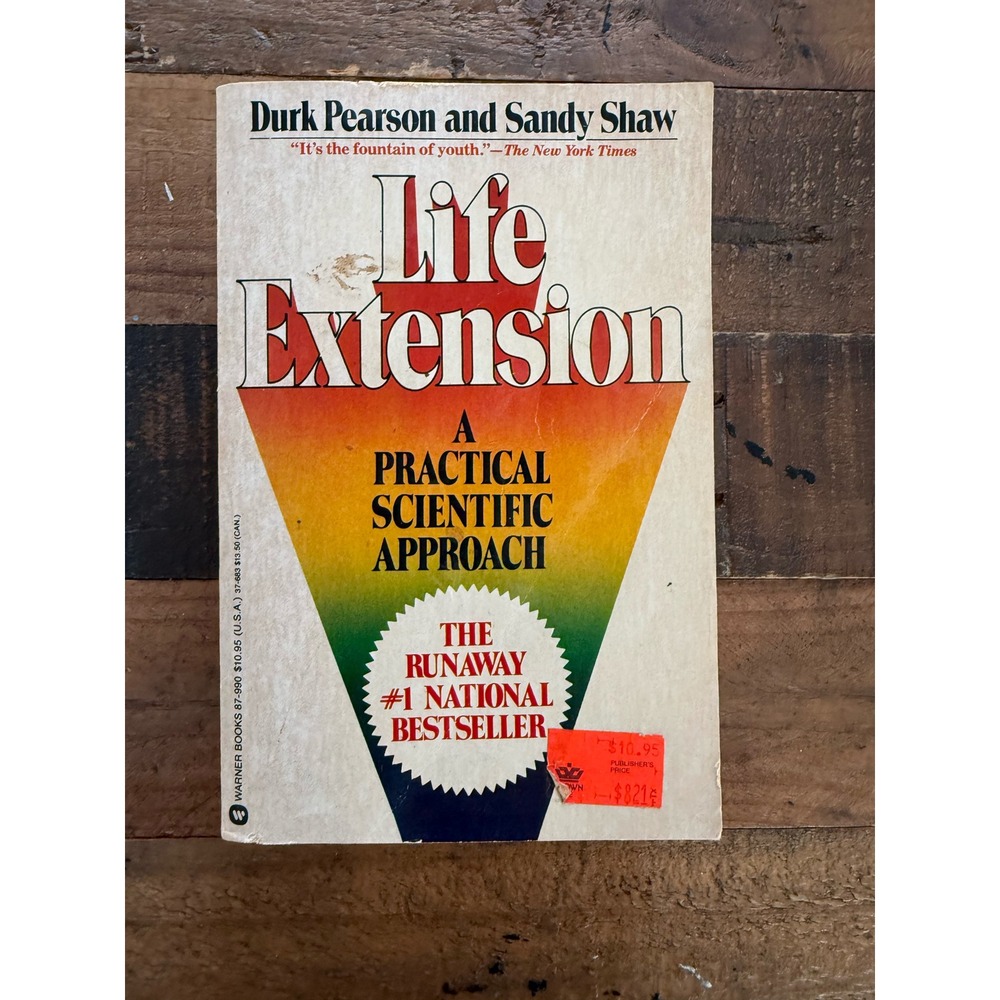 Life Extension Durk Pearson Sandy Shaw 1983 First Paperback Edition Vintage Book